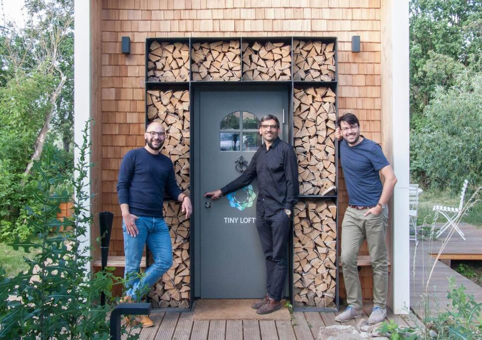 Villa Tiny Haus Auf Idyllischem Grundstueck Im Rittergut Klipphausen Esterno foto