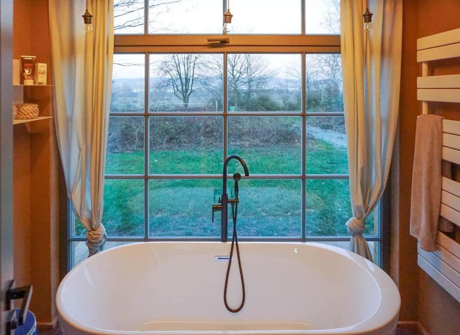 Villa Tiny Haus Auf Idyllischem Grundstueck Im Rittergut Klipphausen Esterno foto