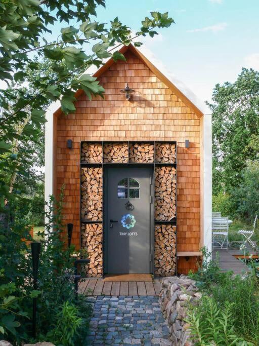 Villa Tiny Haus Auf Idyllischem Grundstueck Im Rittergut Klipphausen Esterno foto